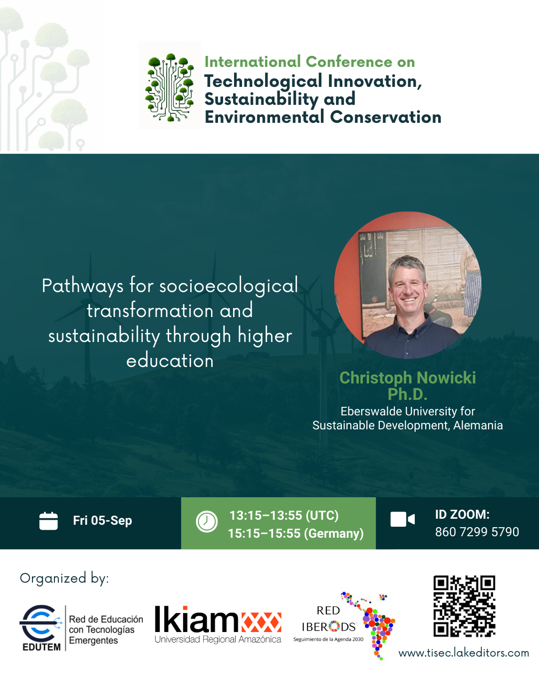 TISEC2025-KEYNOTE SPEAKER- Christoph Nowicki PhD