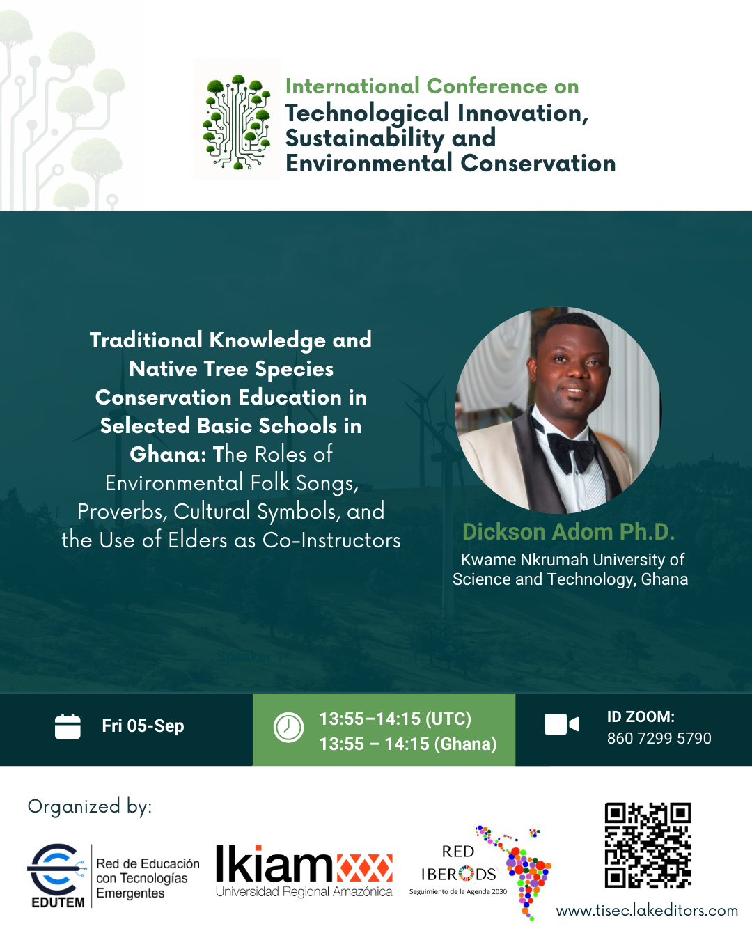 TISEC2025-KEYNOTE SPEAKER-Dickson_Adom PhD