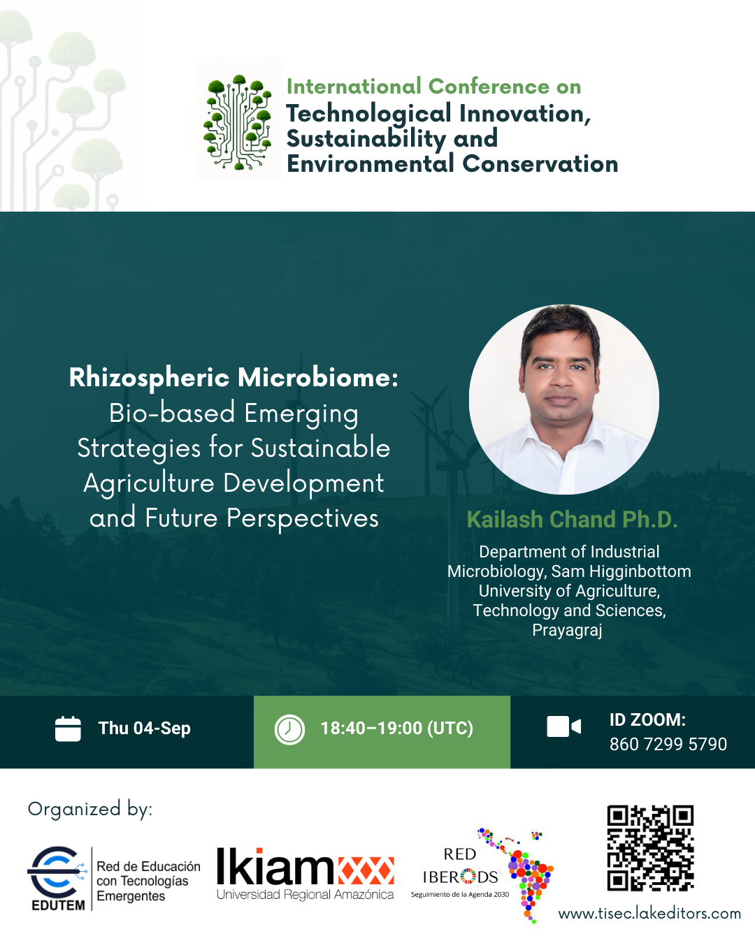 TISEC2025-KEYNOTE SPEAKER- Kailash ChandPhD